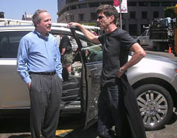 Ford's Stephen Rouhana chats with cinematographer Bill Pope